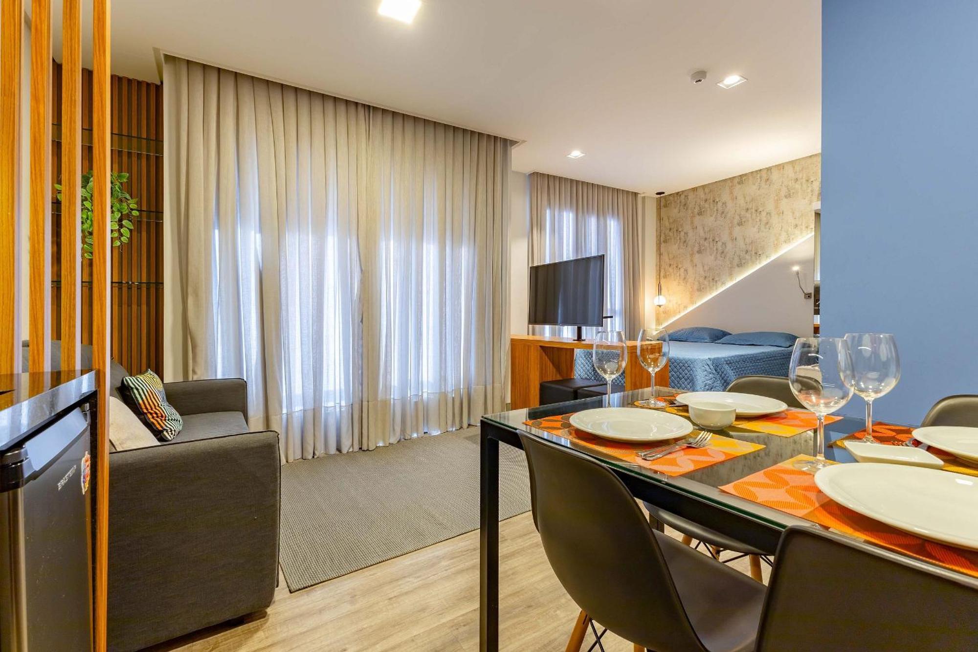 בומבינאס Confortavel Loft Em Condominio Com Piscina מראה חיצוני תמונה